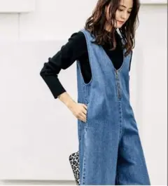 GLOBAL WORK GOODデニムサロペット　Mのサムネイル