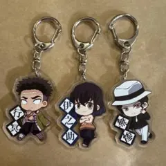 鬼滅の刃　アクリルキーホルダーセット 行冥 伊之助 無惨