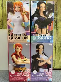 ワンピース GLITTER&GLAMOURS フィギュア 4種セットのサムネイル