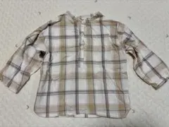 Aosta チェック長袖シャツ 薄手 XL(100)サイズ