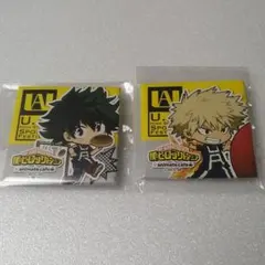 ヒロアカ 緑谷出久 爆豪勝己 アニカフェ 缶バッジ