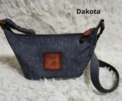 ダコタ デニム風 ショルダーバッグ 美品