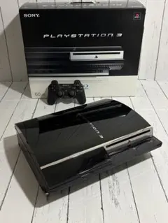 PS3 CECHA00 60GB 初期型 箱付 PS2互換 完動品