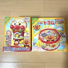 アンパンマン　ドラム　ガチャガチャ　2つセット