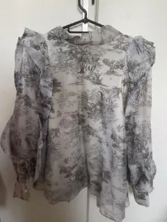 snidel トワルドジュイ オーガンジーシースルーブラウス