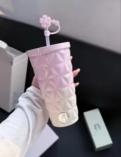 海外Starbucks 限定ガラスストロー付タンブラー 635ml - メルカリ