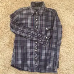 Burberry チェック柄 長袖シャツ Lサイズ