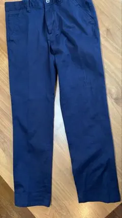 ネイビー チノパン バックポケット付き