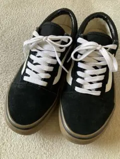VANS オールドスクールガムソール　ブラック　25cm