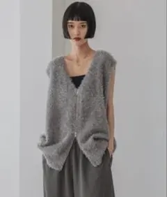 LOWRYS FARM シャギーZIPベスト