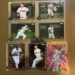 2025 TOPPS NPB クローム　巨人7枚セット