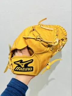 Mizuno Pro 軟式オーダー グローブ イエロー - メルカリ