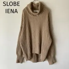 スローブイエナ タートルネック リブニット ベージュ　フレンチシック　ゆる　F