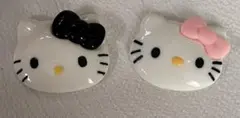 ハローキティ デコレーションパーツ 2個セット
