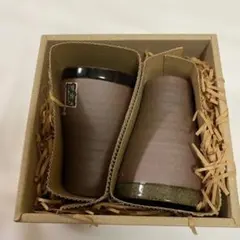 陶器 ビールタンブラー　2個セット 新品未使用