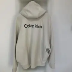 Calvin Klein パーカー ベージュ