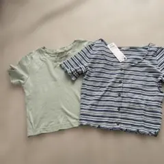 GU ユニクロ　半袖Tシャツ 2枚セット XS、Sのサムネイル