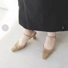 完売品♡ Le Talon ルタロン クロシェレースアンクル サンダル