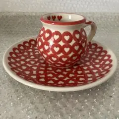 ★レア柄★ポーリッシュポタリー　ハート大皿 2025年最新】ポーリッシュポタリー ハートの人気アイテム - メルカリ