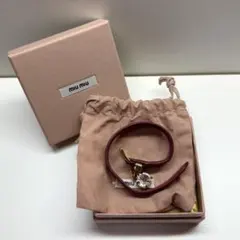 Miu Miu レザーブレスレットのサムネイル