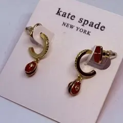 kate spade てんとう虫ハギーピアス