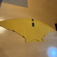 MIMI MEMETE オーバーサイズイエローニット