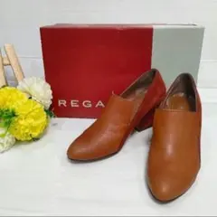極美品 REGAL リーガル ブーティ レザー スエード 日本製 23cm 茶色