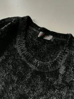 お値下げ　MOGA　モガ　おしゃれな トップス　ニット風　黒