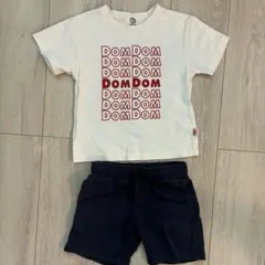 コーエン　H&M ドムドムバーガー　Tシャツ　ショートパンツ　ネイビー　100
