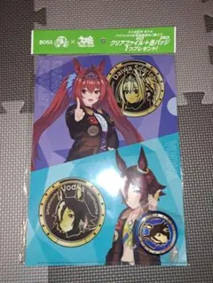 ウマ娘　BOSSコラボクリアファイル