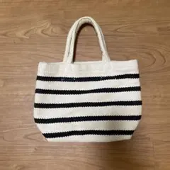 無印良品　インドの手織り　ミニトートバッグのサムネイル