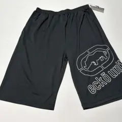 新品　メンズ　eckō unltd 黒 メッシュ ショートパンツ　5L 吸水速乾
