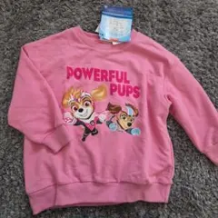 パウ・パトロール　スカイ　 ピンク トレーナー 120　新品未使用タグ付き