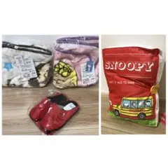 新品・未使用！ SNOOPY リビンググッズ　あったかスリッポンなど　4点セット