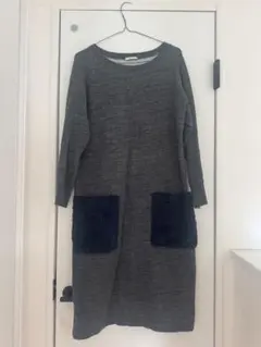 BAYFLOW グレー 暖かいワンピース