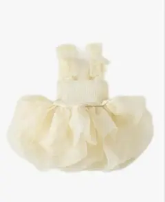 ベビー服 フリル ワンピース ドレス 80cm