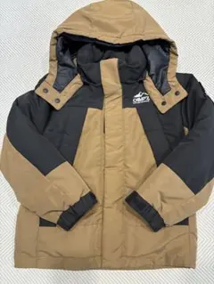 ライトオン　CAMP7 中綿ジャケット　ブラック/ベージュ　130