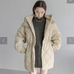 キルティング ダウンジャケット