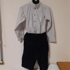 男児COMME CA ISMフォーマルパンツ、ワイシャツ１３０