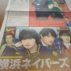 1/9◆ 大西流星 原嘉孝 中日スポーツ 新聞記事