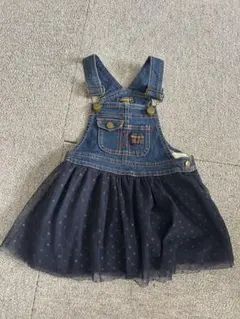 Wrangler デニムサロペットワンピース　90