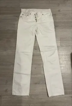 Levi's ホワイトデニムパンツ ボタンフライのサムネイル