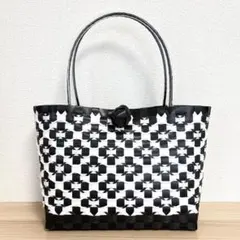 ハンドメイド　かごバッグ