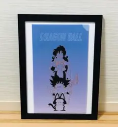 ★CT❷ドラゴンボール 一番くじ クリアイラスト 【額付】孫悟空と仲間たち