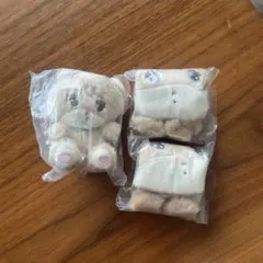 mikko ラテ フェイス巾着 ぬいぐるみ マスコット