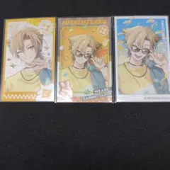 三ミ一体!!!!!! ランダムチェキ風カード 伏見ガク 3枚セット