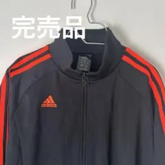 adidas ジャケット ブラック/オレンジ　派手　男女兼用　完売品　タイランド