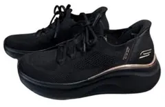 Skechers Slip-ins Shoes, Black/Gold, 25