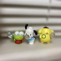 サンリオ　ガチャガチャ　ケロッピ　ポチャッコ　ポムポムプリン