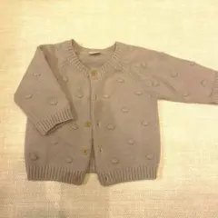 プティマイン　ポンポンカーディガン